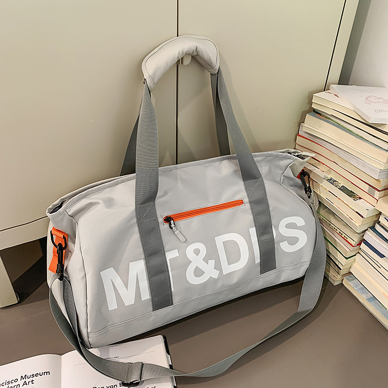 Bolsa de viaje de corta distancia, bolsa de fitness de natación de separación seca y húmeda para mujer, bolsa de ejercicio de entrenamiento de almacenamiento de gran capacidad, bolsa de equipaje de mano