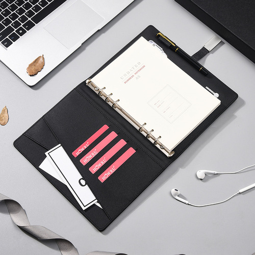 A5 notebook charging notepad U disk mobile power notebook sub-business wireless power bank gift box set