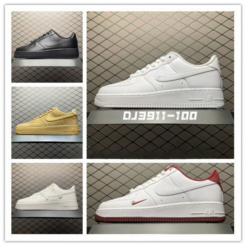 Putian Shoes Af1 Pure Original Air Force 1 Mid Air Force 1 Classic Low-Top Sports and Leisure Sneakers for Men and Women