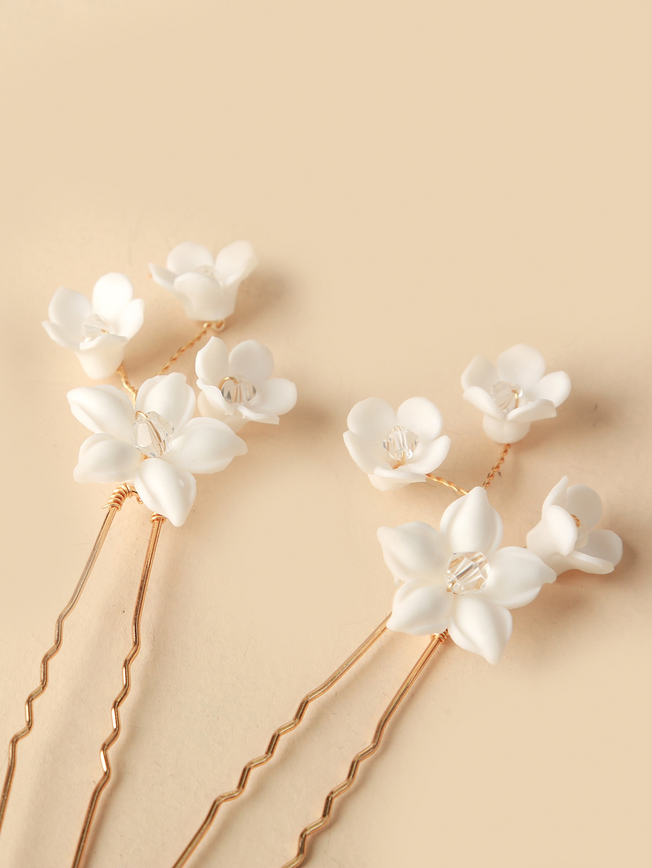 Lady Flower Alloy Handmade Hairpin display picture 3