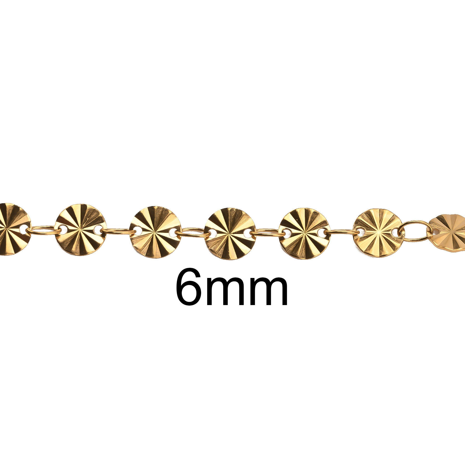 Солнцветочная embossed цепь PVD вакуумное покрытие нержавеющая сталь сердце четырехлистник стрекоза свинной нос нержавеющая сталь цепочка