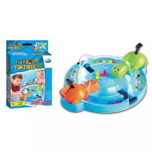 Cross-Border New Parent-Child Game Hippopotamus Eating Beans Desktop Interactive Children's Early Education Party Parent-Child Interaction