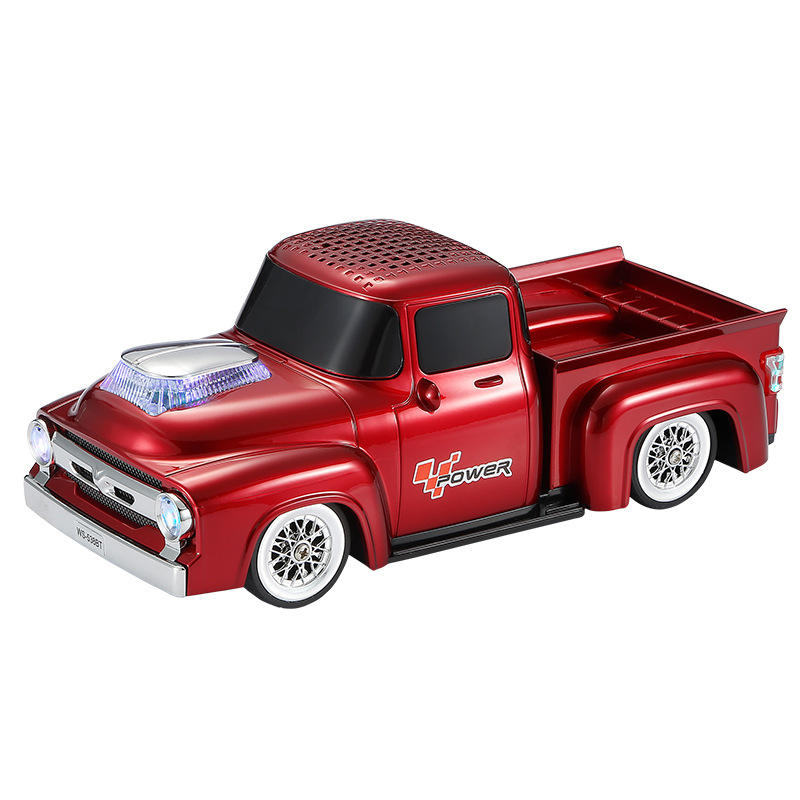 Sonido Bluetooth altavoces al aire libre coche clásico teléfono portátil usb carga pesada baja música modelo de coche TF tarjeta USB impermeable