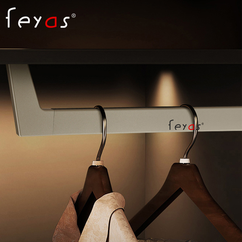 Horn Wardrobe Clothes Hanging Rod Crossbar Thickened Cabinet Hanging Rod Clothes Cabinet Clothes Clothes Rod Fixing Accessories