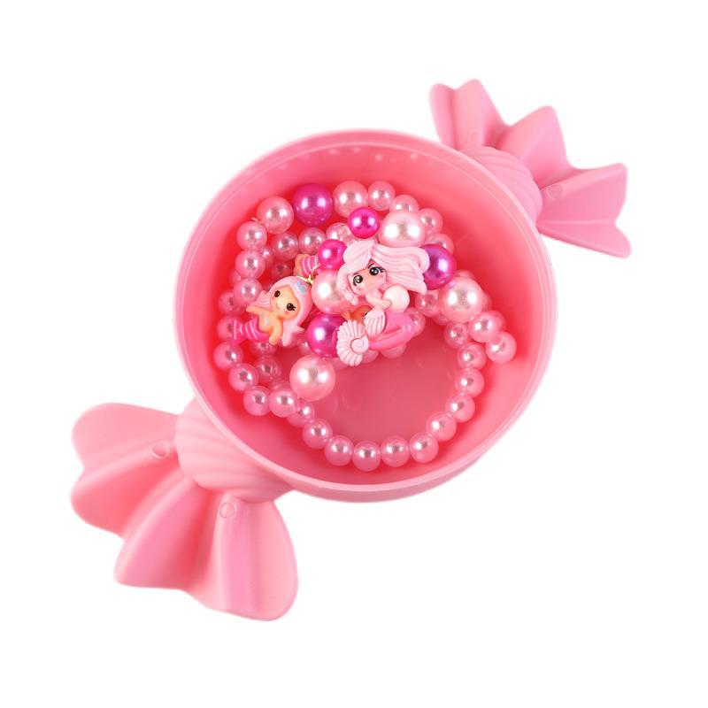 Día del niño collar pulsera pendientes de cinco piezas de dibujos animados clásico sirena joyería niñas princesa joyería completa envío gratuito