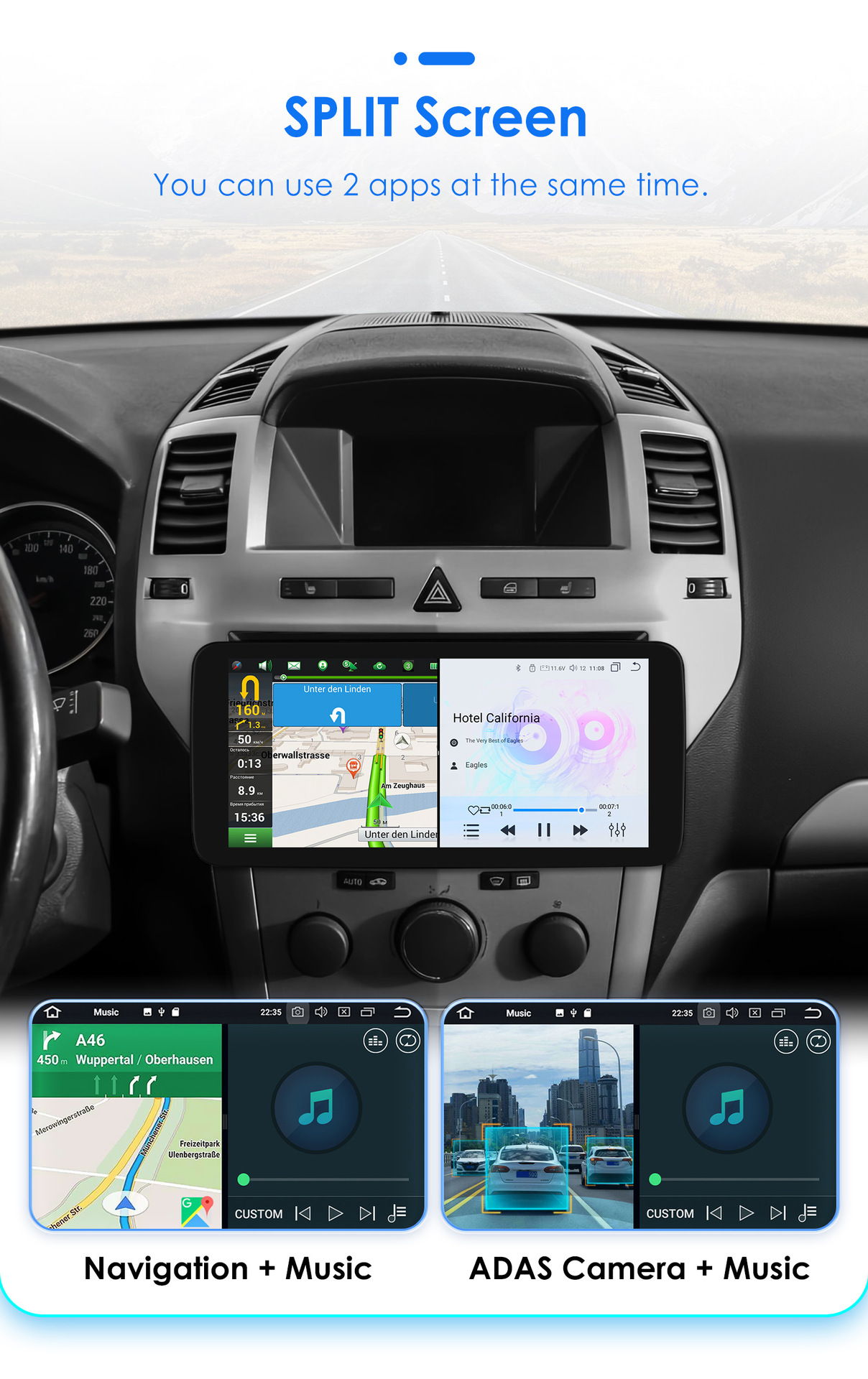 10.33inch Suitable for 03-06 Opel Kaisai Wireless Carplay Car Bluetooth Gps Android Navigator