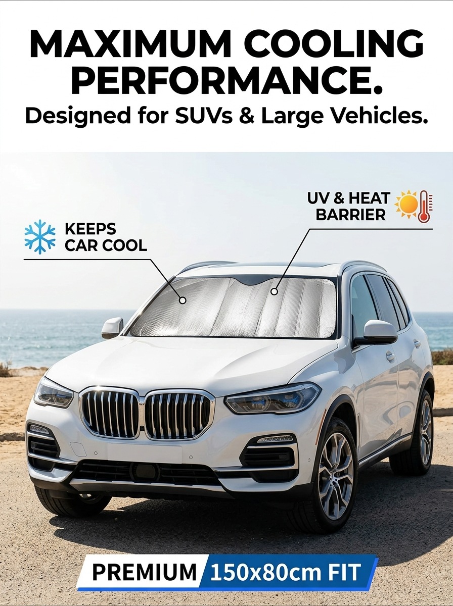 Thickened aluminum film car front sunshade for hatchbacks, specialized for sun protection, heat insulation, and rain protection