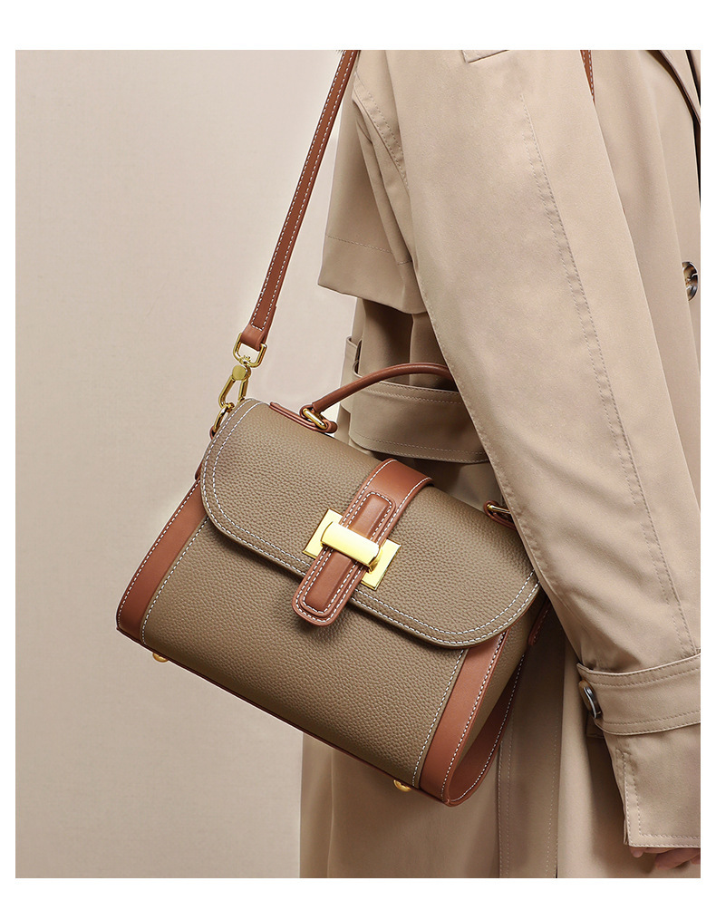 Borsa a mano da donna in vera pelle elegante e versatile_voghion.com