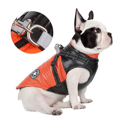 New Autumn/Winter Pet Clothes, Reflective and Warm Dog Clothes, Thick Dog Cotton Coats, Pet Clothing Wholesale