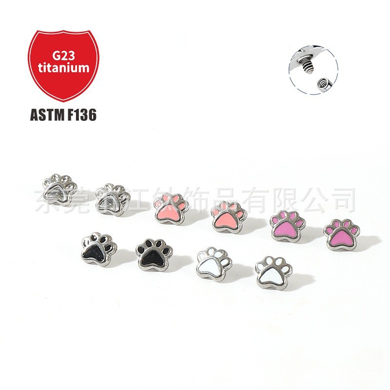 Labret stud lip piercing jewelry styling detail
