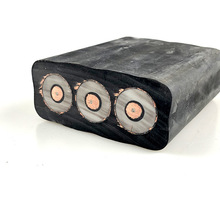 斗轮机动力电缆卷筒器专用扁电缆JTJP-EFSR橡胶卷筒电缆