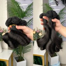 Burmese 前蕾丝假发真人假发 fumi virgin bouncy curly发帘头套