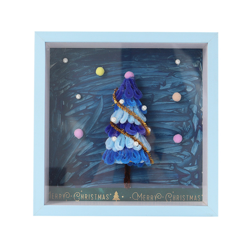 Cross-Border Christmas DIY Christmas Tree Doll Storage Photo Frame Luminous Desktop Ornaments as Small Gifts for Besties and Girlfriends