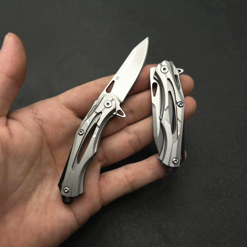 ミニメカニカルドッグ折りたたみナイフ屋外ミニ折りたたみナイフ高硬度屋外ポータブルフルーツナイフシャープナイフ|undefined