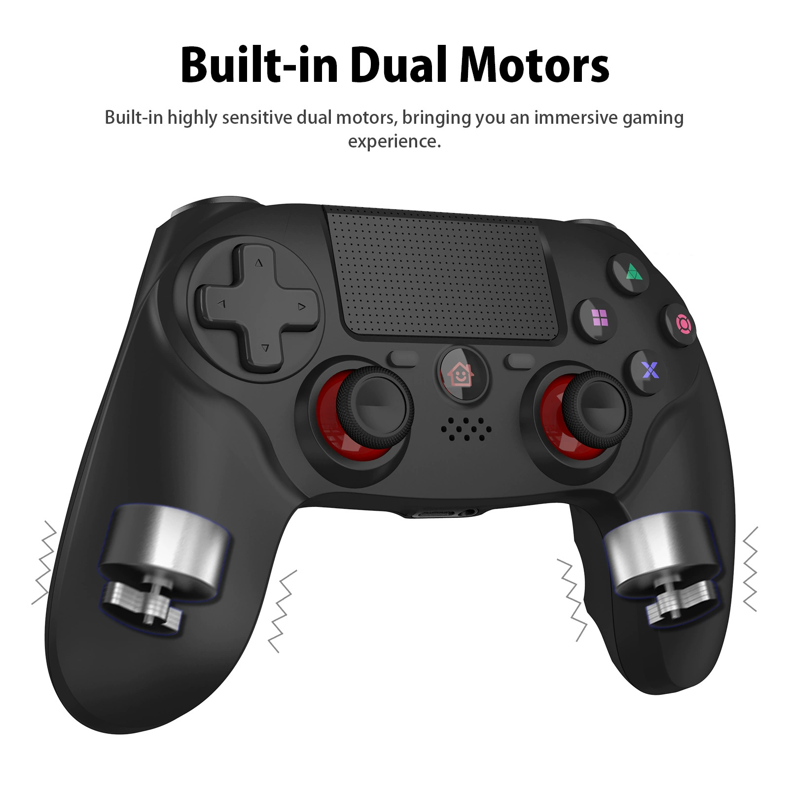 Handle, wireless bluetooth controller, engine, vibration