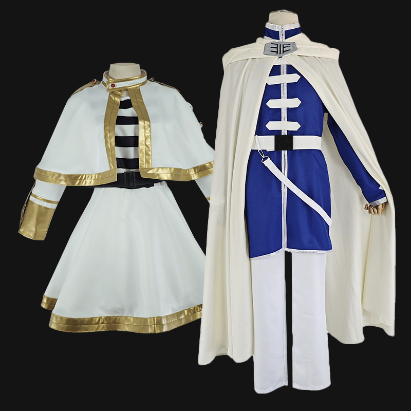 El conjunto completo de disfraz de cosplay de Frieren del anime Funeral Frieren, fabricado en fábrica.