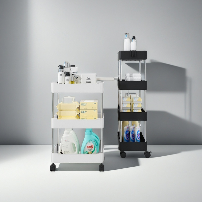 Support cross-border distribution 30-day package return toilet rack trolley kitchen living room rack floor multi-storey