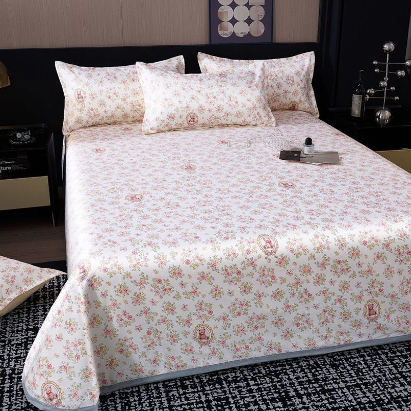 Estera de hielo estera de tres piezas set de estera de verano sábanas caseras dobles una sola pieza lavadora plegable estera de aire acondicionado suave