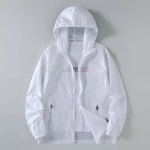 Cross-Border Sun Protection Clothing for Men in Summer, Ice Silk, Breathable, Light and Cool, Loose-Fitting, Trendy, Casual Sun Protection Clothing for Men, Thin Style