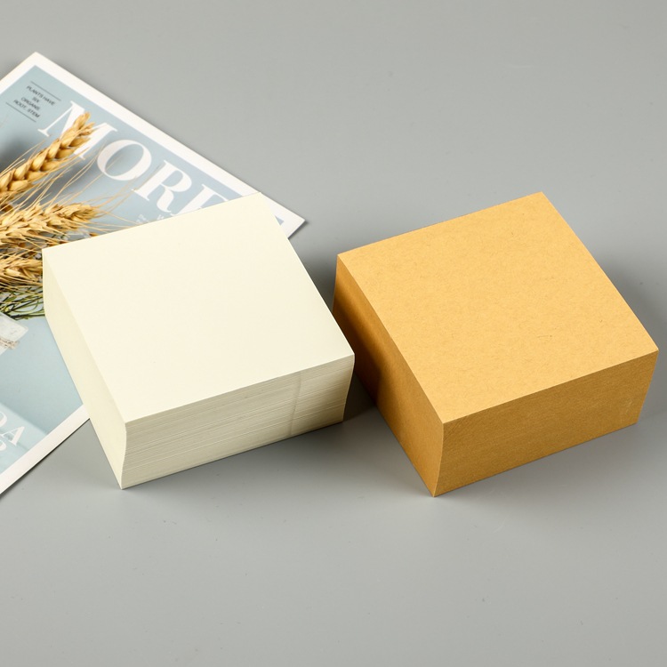 종이 벽돌 스티커 메모 패드 사각형 사무실 메시지 게시물 메모 스티커 메모 패드 크리 에이 티브 학생 문구
