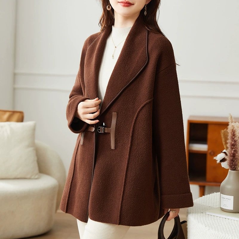 Мама осенняя и зимняя одежда из шерсти пальто среднего возраста женщина осенняя жена среднего и пожилого благородного шерстяного пальто