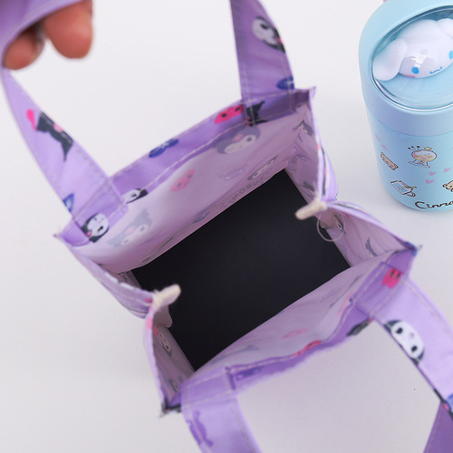 Creative cartoon waterproof cup bag, insulated cup bag, umbrella bag, cute water bottle handbag, outdoor universal storage bag