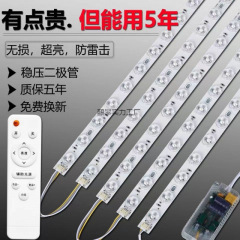 灯条长条超亮吸顶灯灯芯灯带条可替换灯管模组光源客厅遥控款