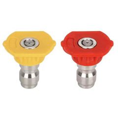 1/4 high-pressure car wash machine quick-connect water nozzle spray head spray tip spray nozzle fan-shaped fast connection cleaning gun head accessories