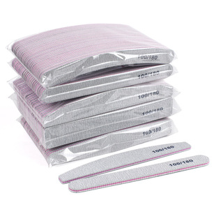 10PCs nail file grinding polishing buffer block 100/180 double-sided polishing manicure file pedicure salon tool