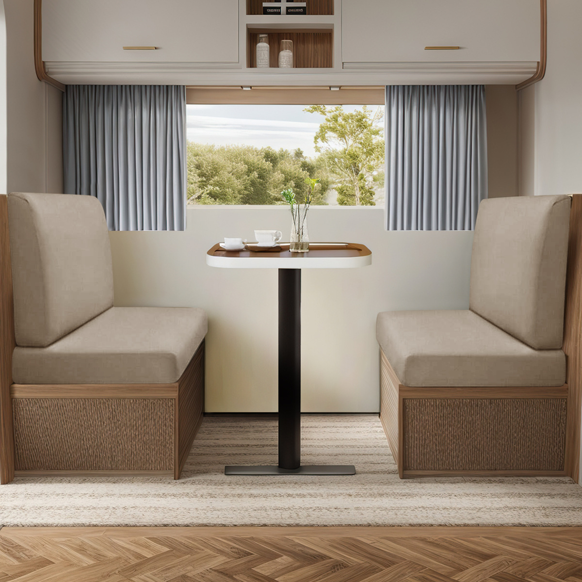 Amazon elástico transfronterizo 75D seda de leche impermeable cojín de RV cubierta de sofá cubierta de RV universal de color sólido