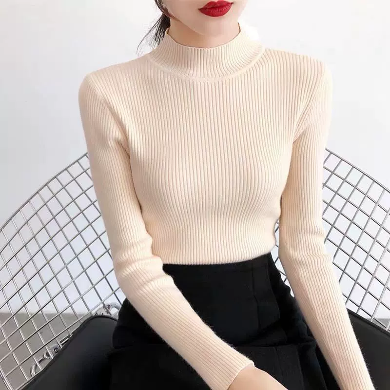 Long-sleeve, sweater, base body-friendly autumn thermal underwear, high collar
