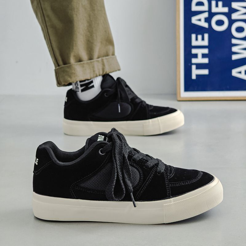 Zapatos de skate para hombres 2025 primavera nuevos zapatos de hombre zapatos deportivos casuales coreanos universal nicho popular zapatos de lona al por mayor transfronterizos