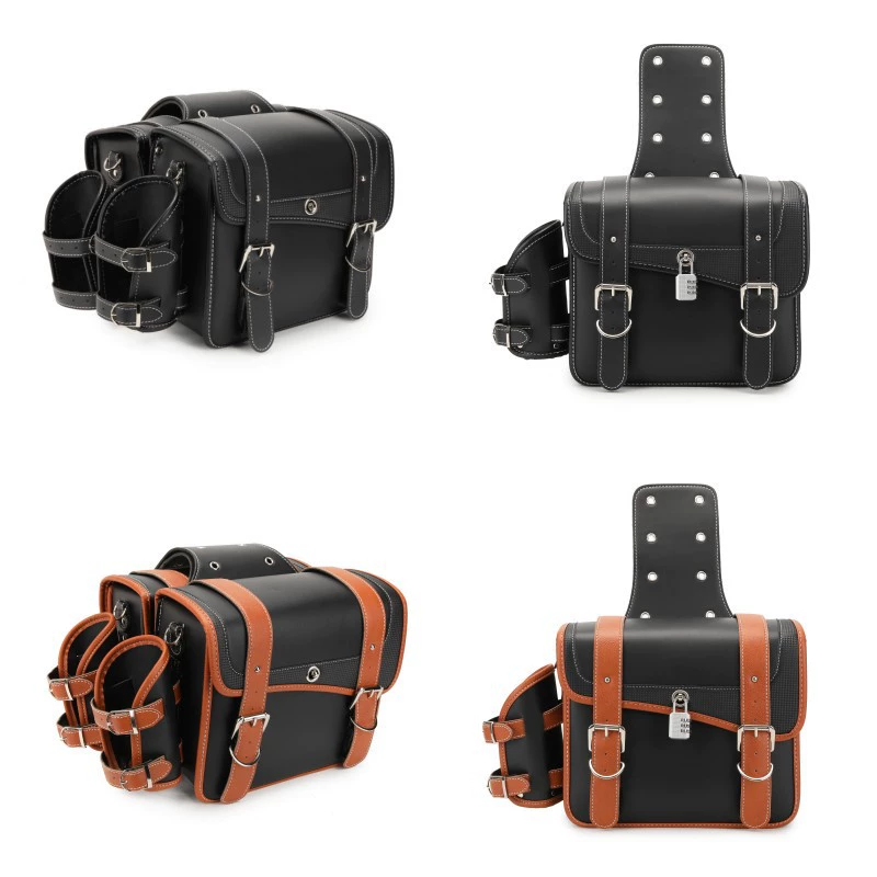 Мотоциклетная Боковая Сумка Ретро седельная сумка Harley Prince Benda Lifan Электромобиль Модифицированная боковая коробка