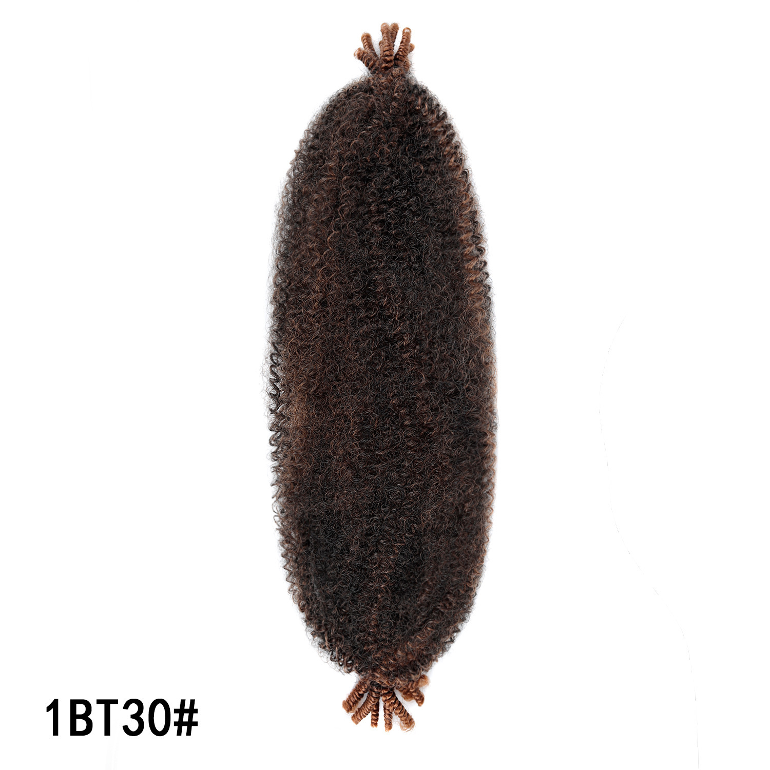 Extensiones de Cabello Rizado Afro Crochet de 24 Pulgadas Fibra Sintética de Alta Temperatura image 9