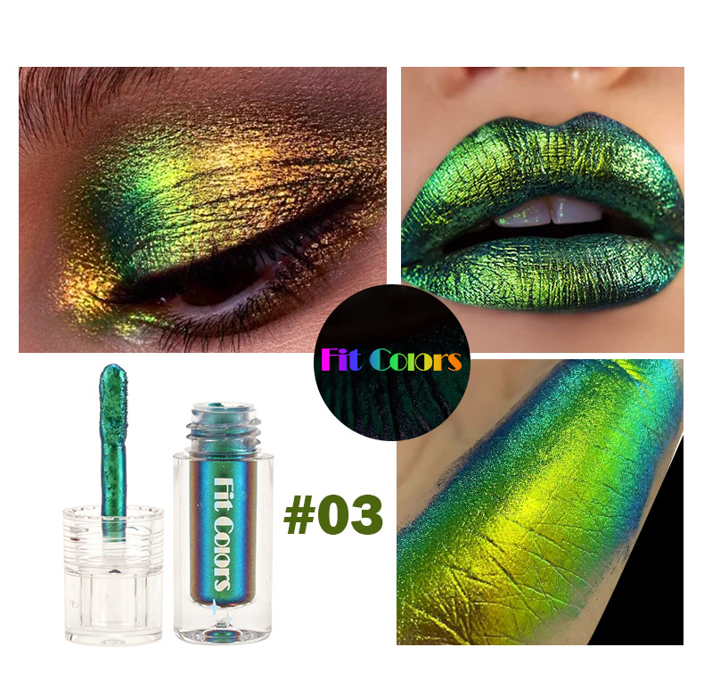 Fit Colors Optical Chameleon Eyeshadow Liquid, Light-changing high-gloss film-forming Eyeshadow Liquid Lip Gloss undefined