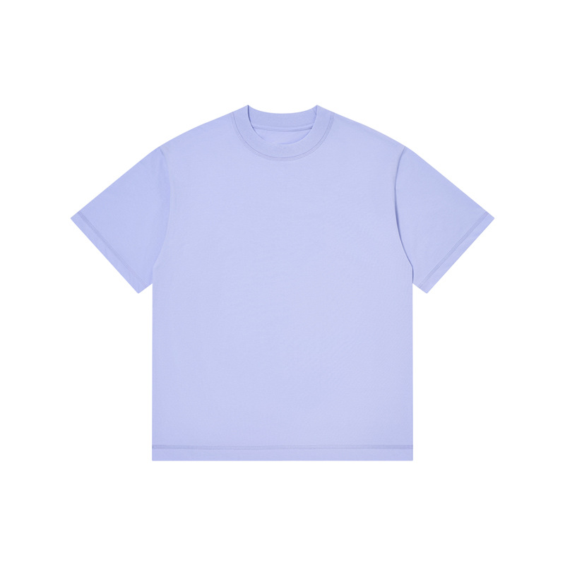 Camiseta de Verano de 230g con Sensación de Hielo, Transpirable, con Tecnología de Seda, Cuello Redondo, Manga Corta, para Hombre