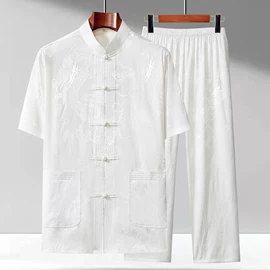 中山装唐装;男式休闲裤;男式唐装