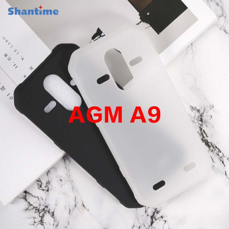 AGM A9 Mobile Phone Case Flip Phone Leather Case TPU Pudding Case Soft Case