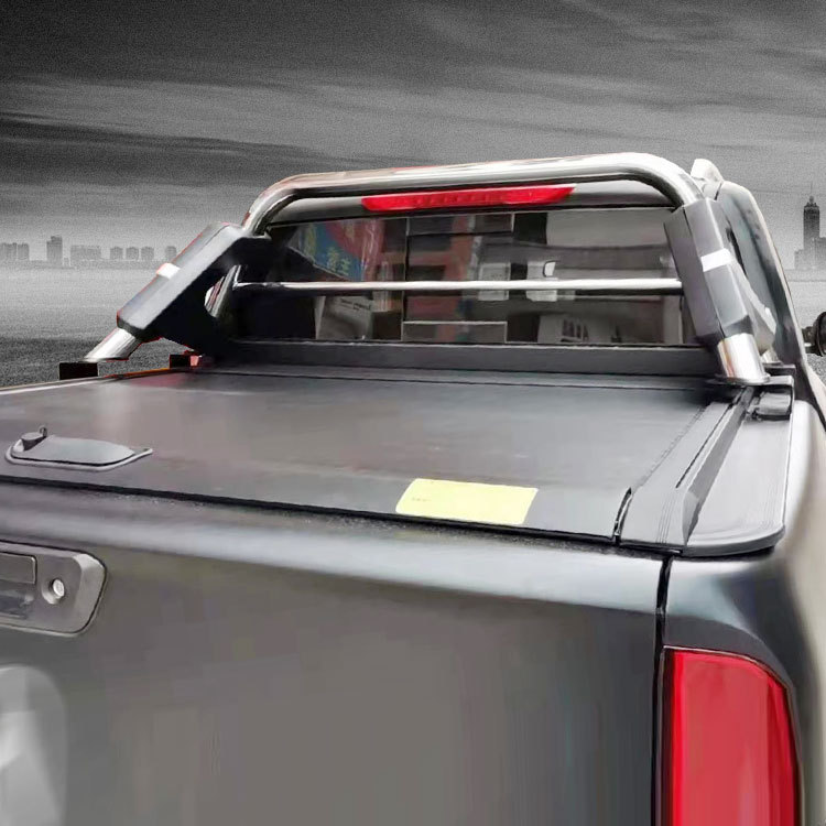 Suitable for Great Wall Cannon Navarra Benz Chase pickup truck cargo box stainless steel gantry guardrail anti-roll frame modification