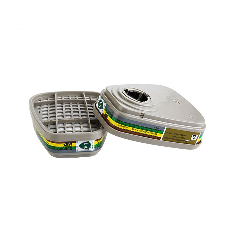 3M6006 caja de filtro de veneno anti-vapor orgánico formaldehído metilamina 6200 caja de filtro