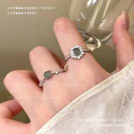 设计戒指女感超食指好看新中式感戒锆石葫芦指环小众轻奢