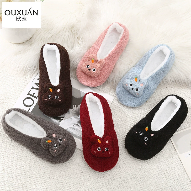 Напольники зимние Утепленные на флисовой подкладке, комнатные домашние женские кеды
