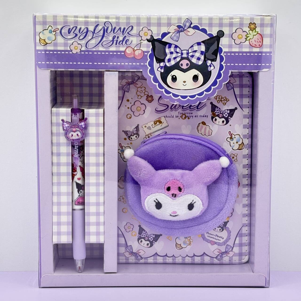 Sanrio PU cuaderno de mano estudiantes LABUBU comercio exterior artesanal en el viento conjunto de cajas de regalo de chicas del 1 de junio