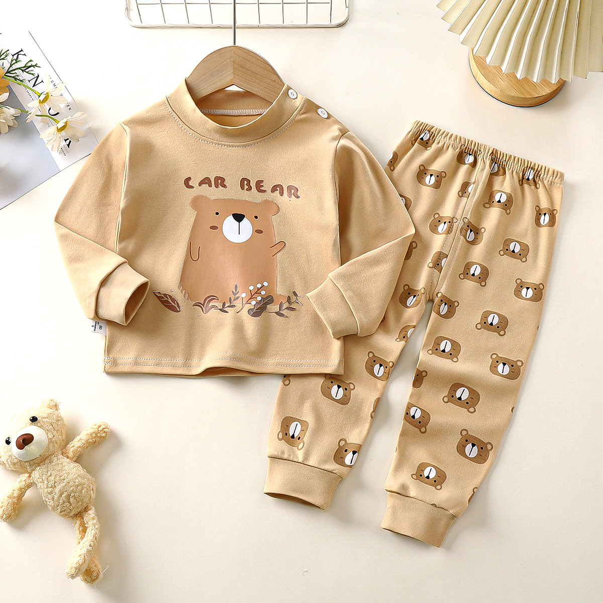 T-M 순면 슈트(흙잎곰)