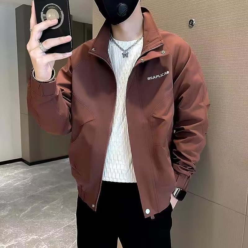 Moda marca pu Shuai ropa de trabajo chaqueta hombres primavera y otoño moda bordado chaqueta 2023 nuevos hombres casual otoño superior