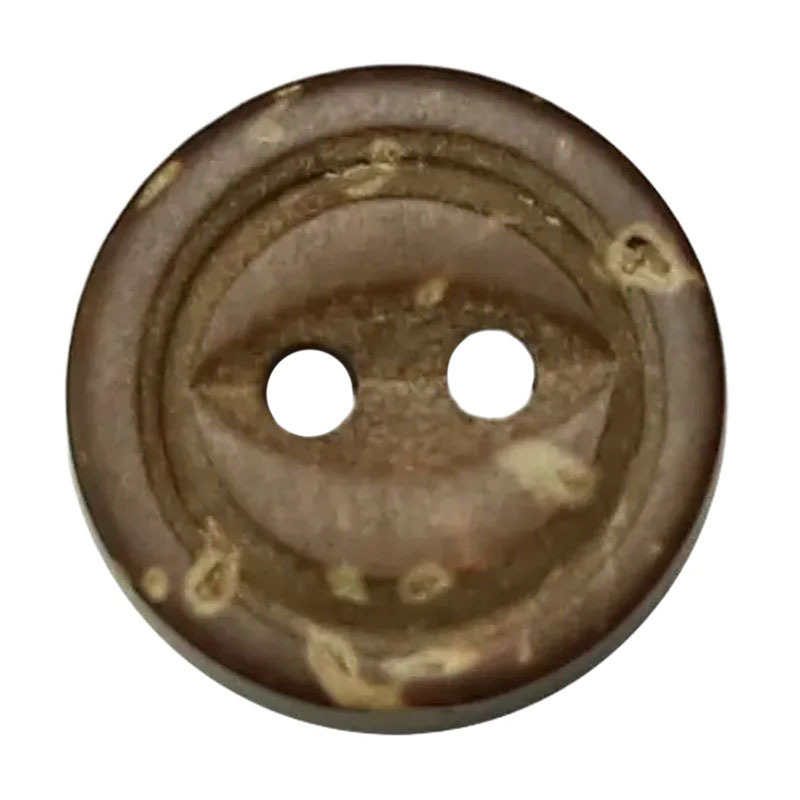 JULI Orange Botón de coco retro Camisa casual Suéter Cárdigan Botón decorativo Libro de cuentas de bricolaje Accesorios de joyería