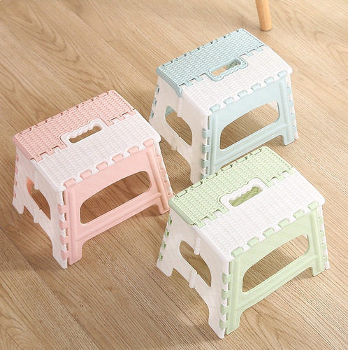 Plastic Bathroom Folding Small Bench Children Adult Outdoor Portable Folding Stool Small Chair Fishing Stool Wholesale