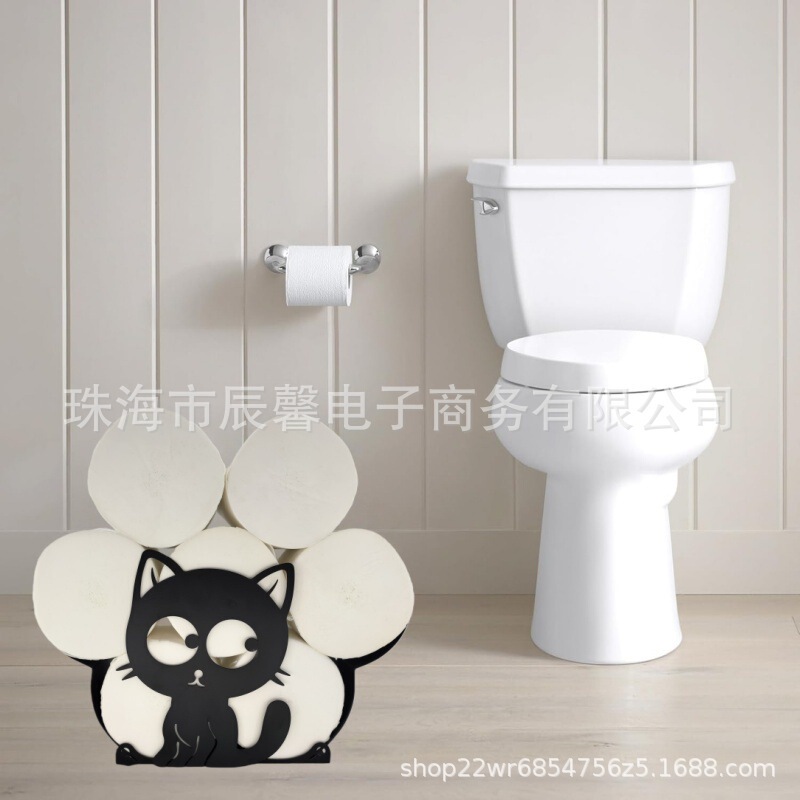 Toilet Paper Holder with Storage Shelf Bathroom with Wet Wipes Dispenser Tissue Roll Holder Bathroom and Washroom Shelf