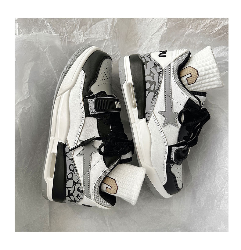 2023 neue koreanische Ins Wind Burst Crack Hit Farbe Casual Air Cushion Jogging Nische Paare atmungsaktive Sportschuhe für Männer und Frauen_voghion.com