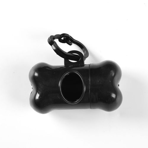 Bone-shaped PP material pet plastic bag waste shell logo dog waste bag outdoor walking portable storage box